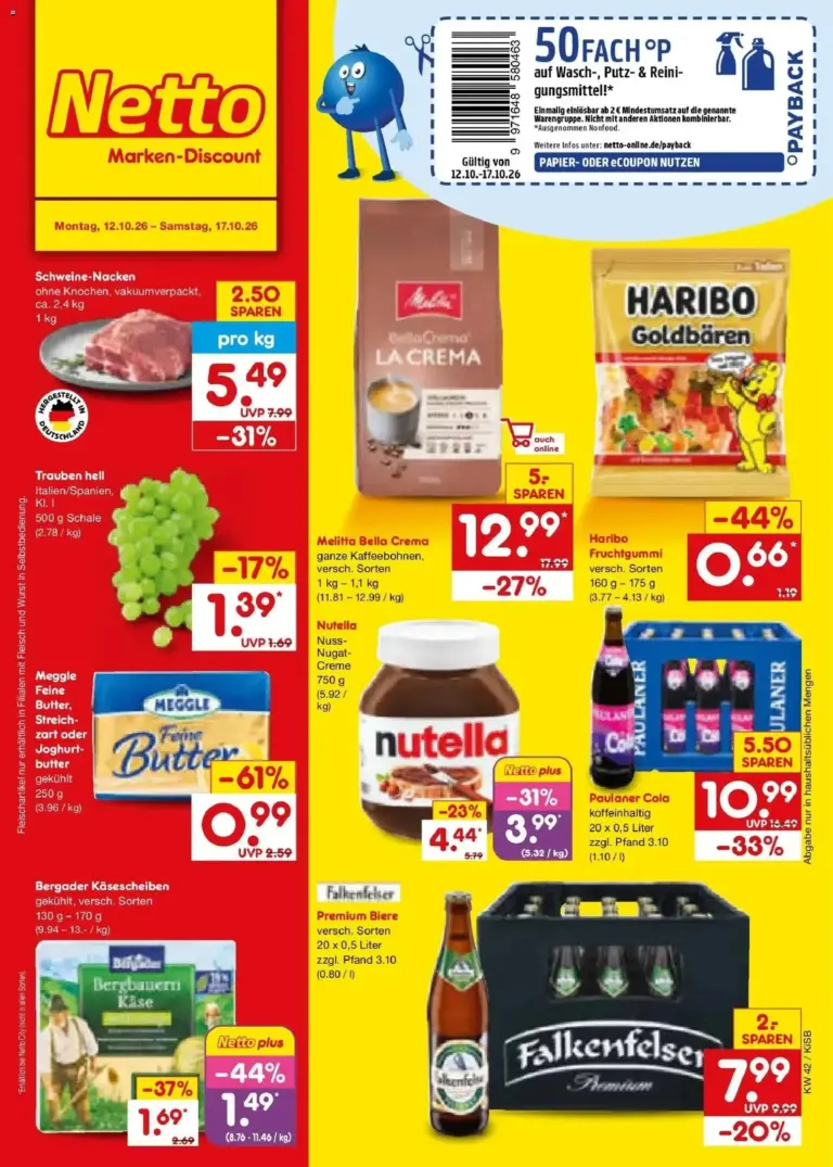 Netto Marken-Discount Prospekt vom 12.10.2026 bis 17.10.2026