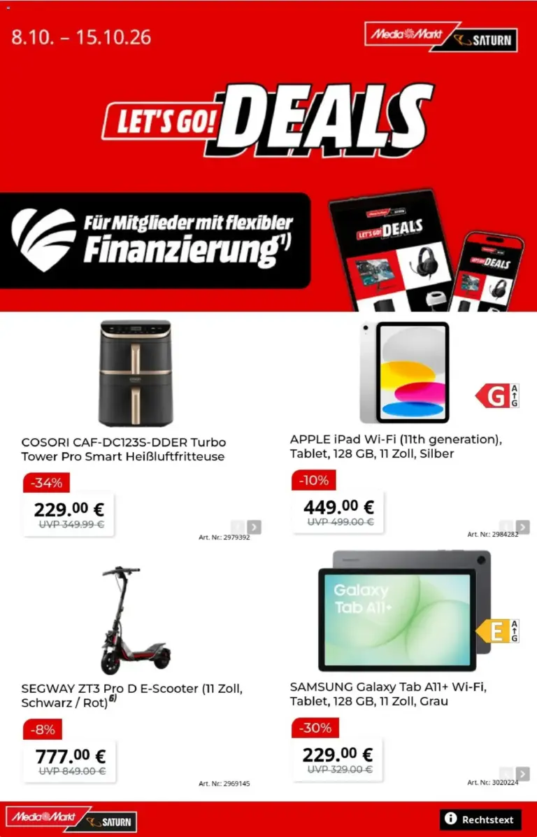Media Markt Prospekt vom 08.10.2026 bis 15.10.2026