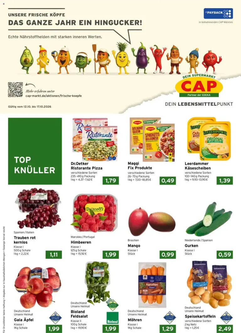 CAP Markt Prospekt vom 12.10.2026 bis 17.10.2026