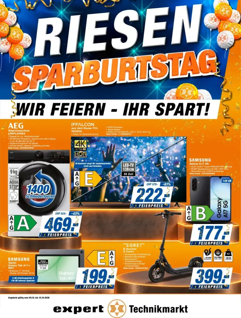 Expert Prospekt vom 09.10.2026 bis 15.10.2026