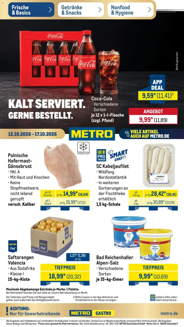 Metro Prospekt vom 12.10.2026 bis 17.10.2026