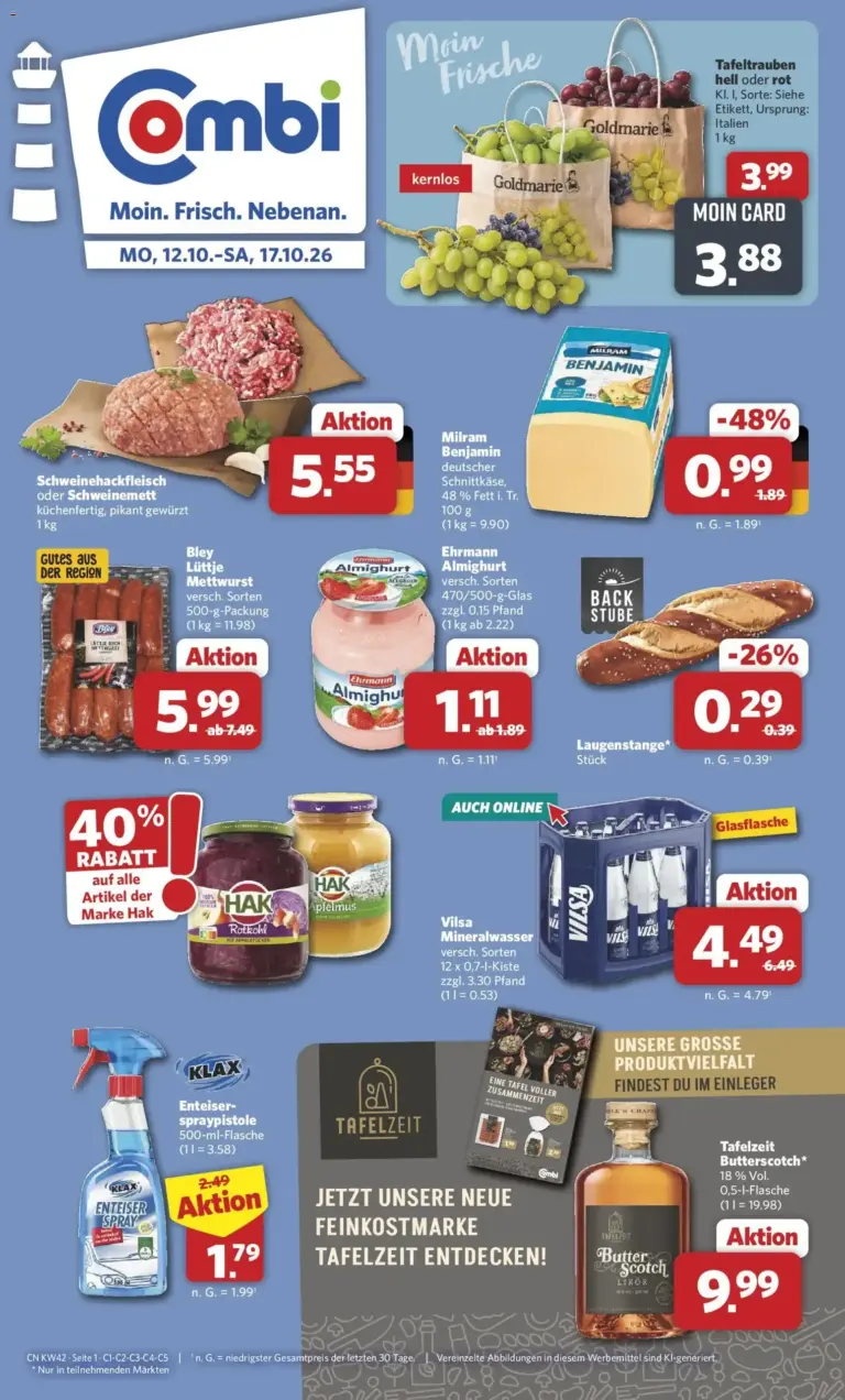 Combi Prospekt vom 12.10.2026 bis 17.10.2026