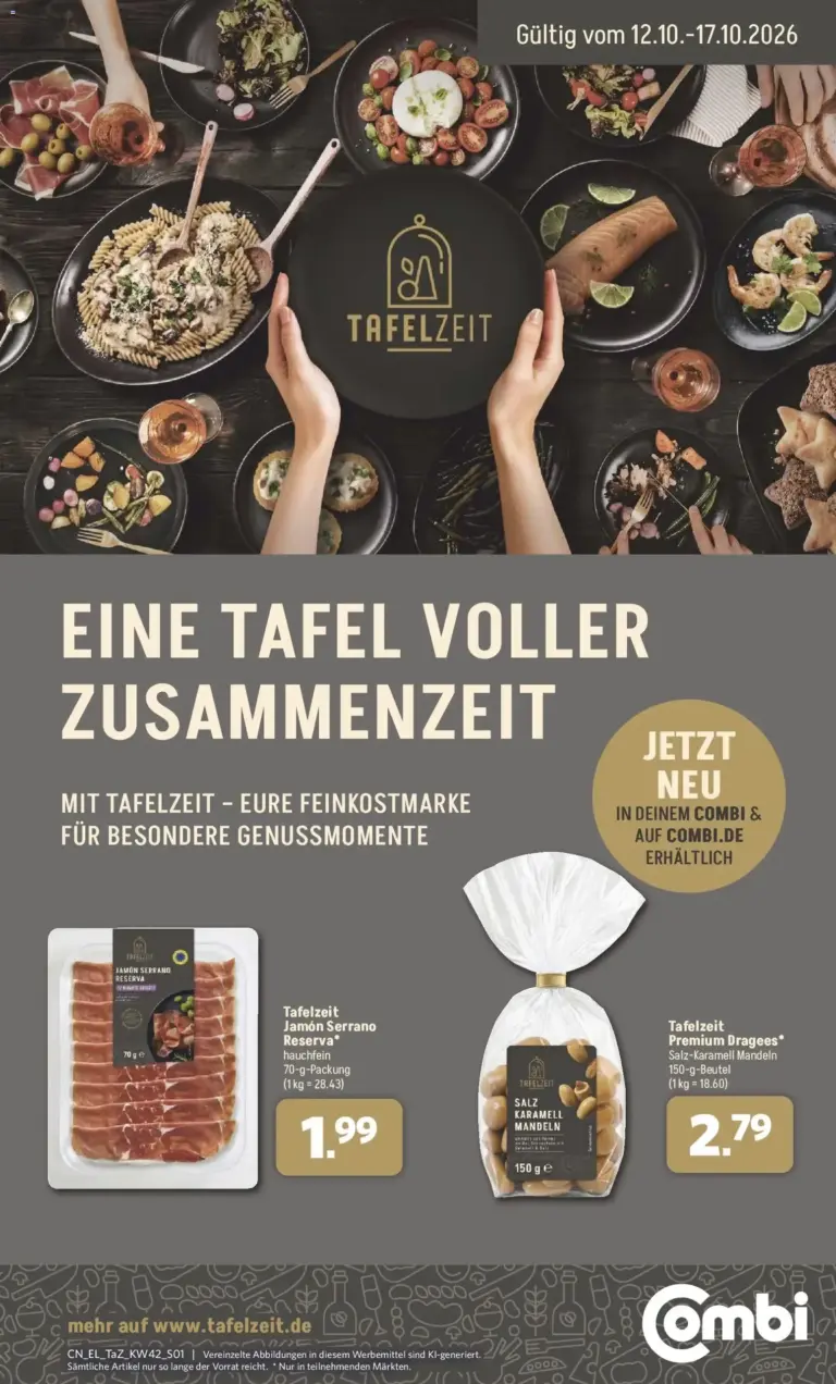 Combi Sonderangebote vom 12.10.2026 bis 17.10.2026