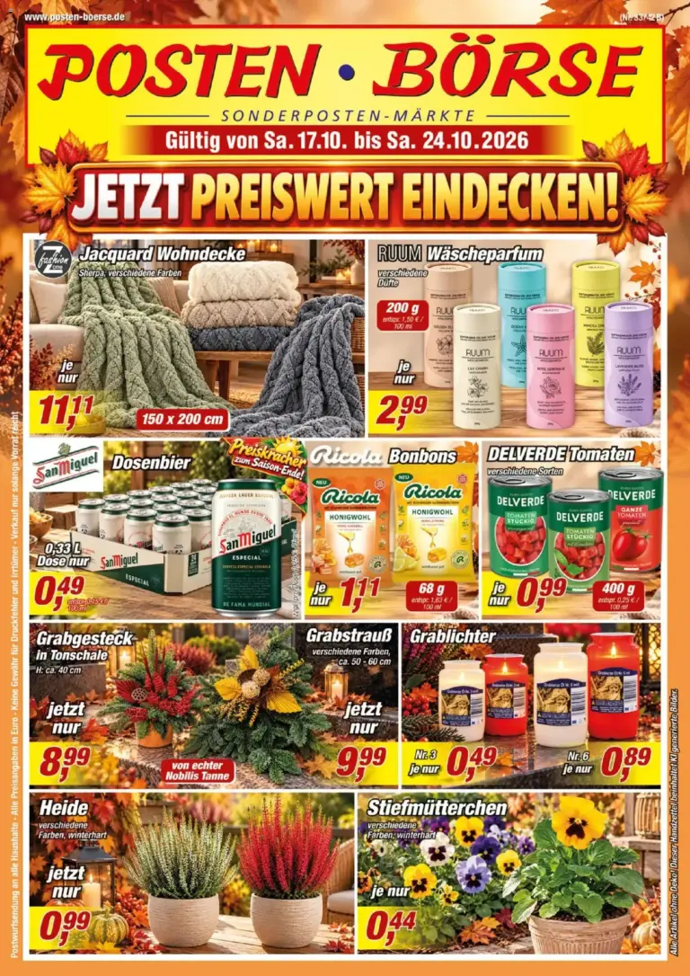 Posten Börse Prospekt vom 17.10.2026 bis 24.10.2026
