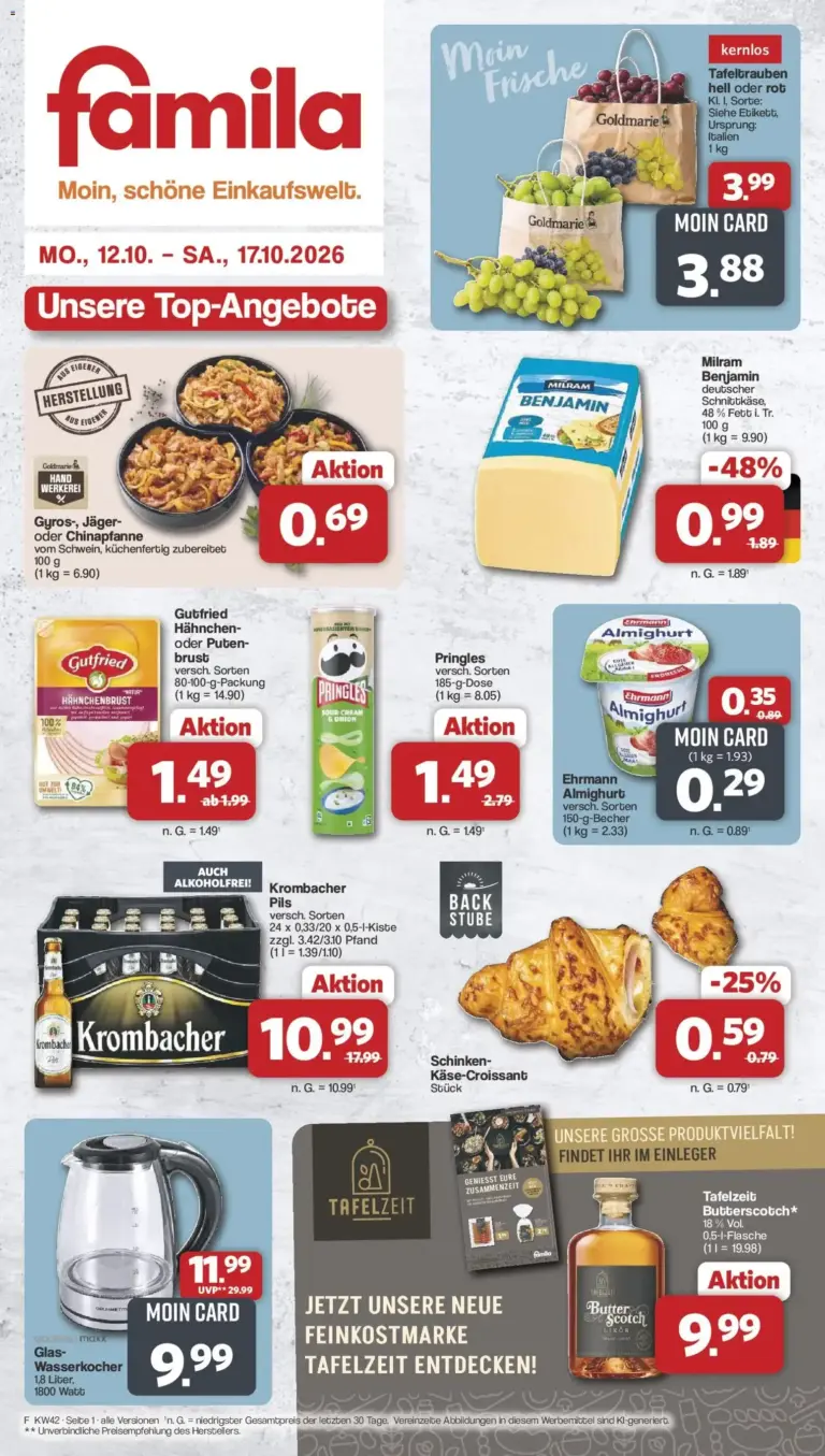 Famila Nordwest Prospekt vom 12.10.2026 bis 17.10.2026