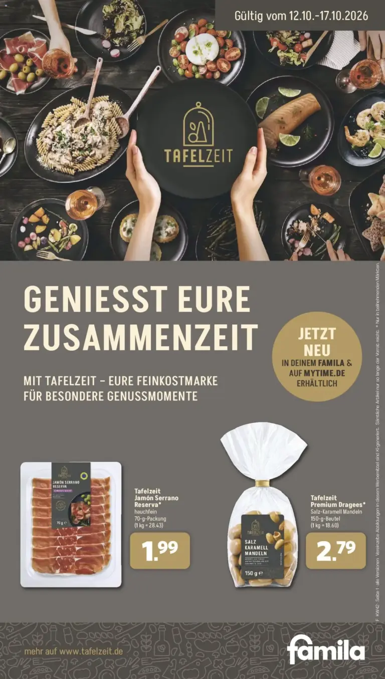 Famila Nordwest Sonderangebote vom 12.10.2026 bis 17.10.2026