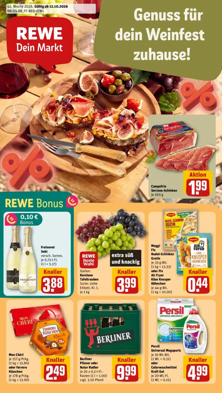 REWE Prospekt vom 12.10.2026 bis 18.10.2026