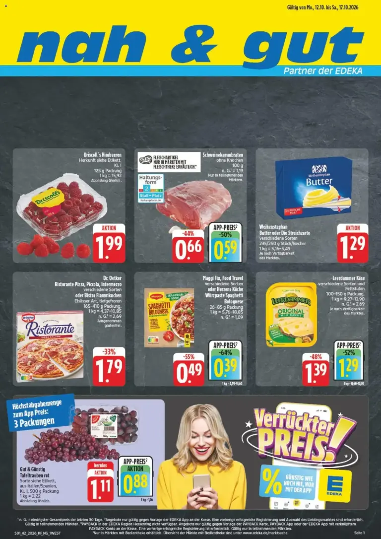 nah & gut Prospekt vom 12.10.2026 bis 17.10.2026
