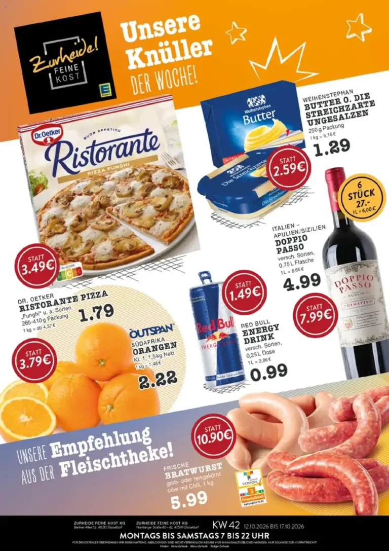 Edeka Zurheide Prospekt vom 12.10.2026 bis 17.10.2026