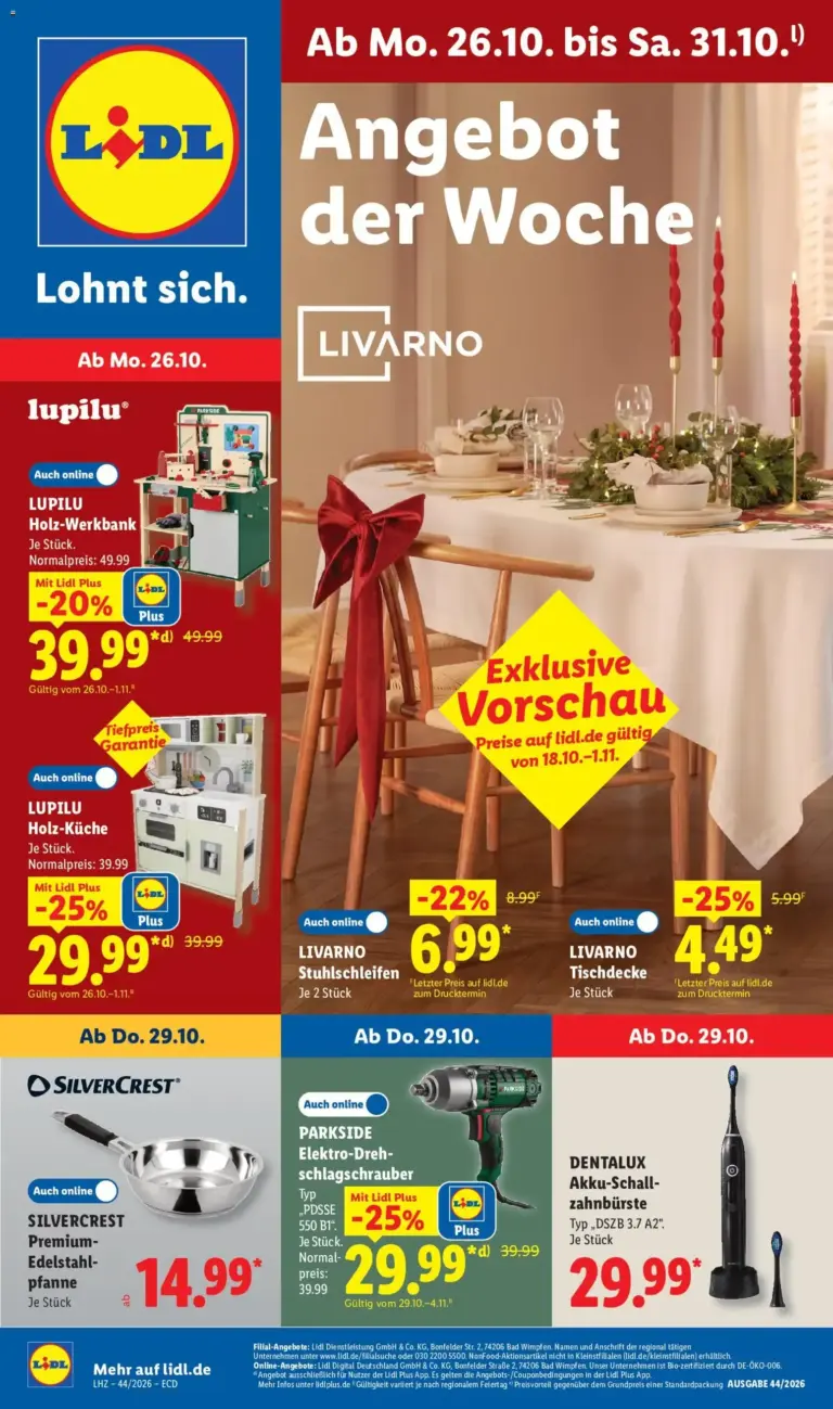 Lidl Prospekt vom 26.10.2026 bis 31.10.2026