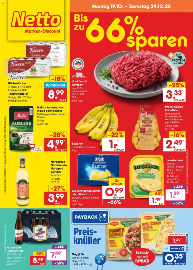 Netto Marken-Discount Prospekt vom 19.10.2026 bis 24.10.2026