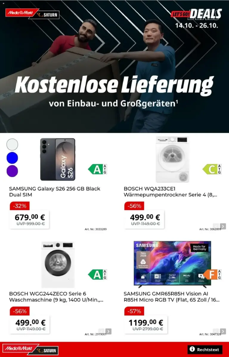 Media Markt Prospekt vom 14.10.2026 bis 26.10.2026