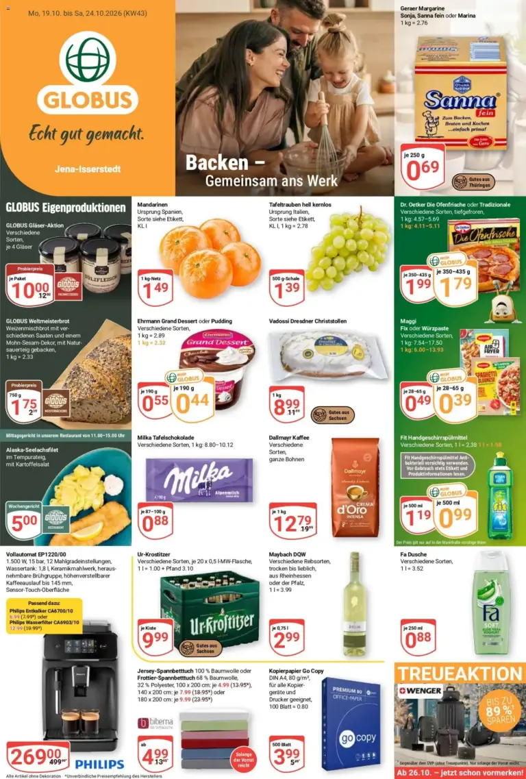 Globus Prospekt online vom 19.10.2026 bis 24.10.2026