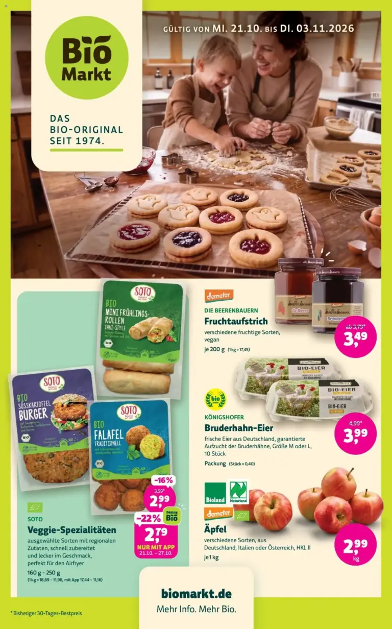 BioMarkt Prospekt vom 21.10.2026 bis 03.11.2026