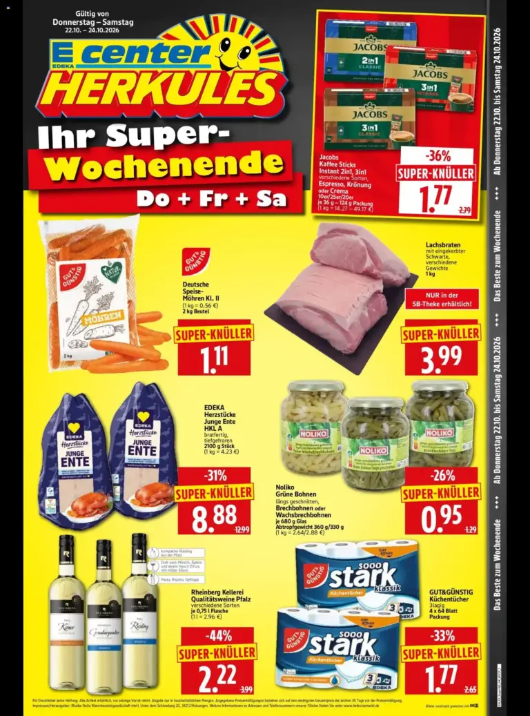 HERKULES Sonderbeilage vom 22.10.2026 bis 24.10.2026