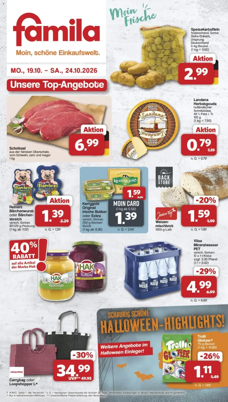 Famila Nordwest Prospekt vom 19.10.2026 bis 24.10.2026