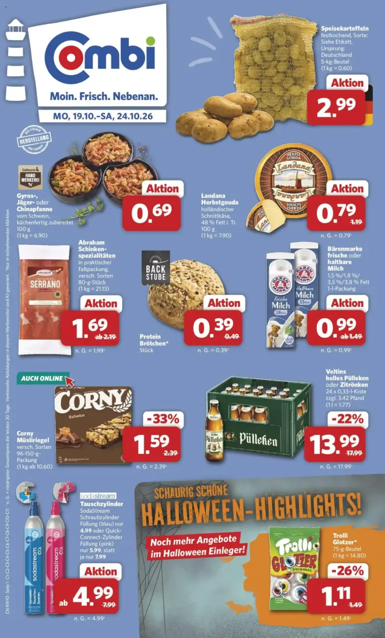 Combi Prospekt vom 19.10.2026 bis 24.10.2026