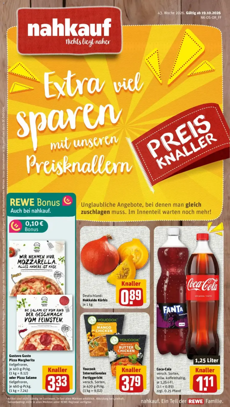 Nahkauf Prospekt vom 19.10.2026 bis 25.10.2026