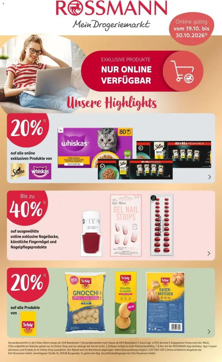 Rossmann Onlineprospekt Online vom 19.10.2026 bis 30.10.2026