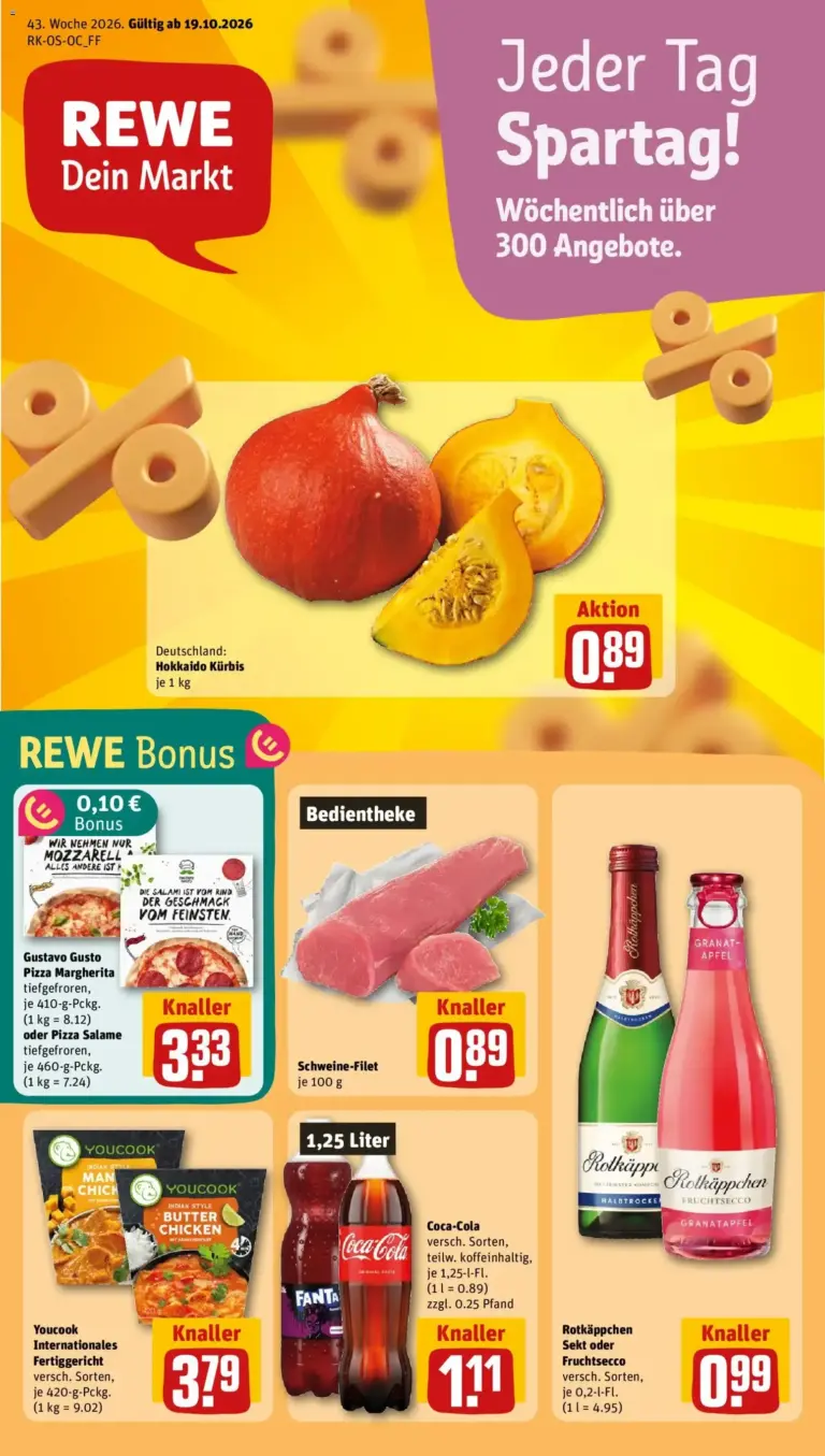REWE Prospekt vom 19.10.2026 bis 25.10.2026