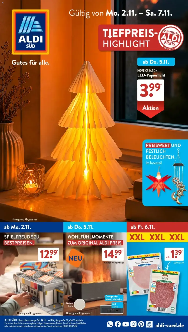 Aldi Süd Prospekt vom 02.11.2026 bis 07.11.2026