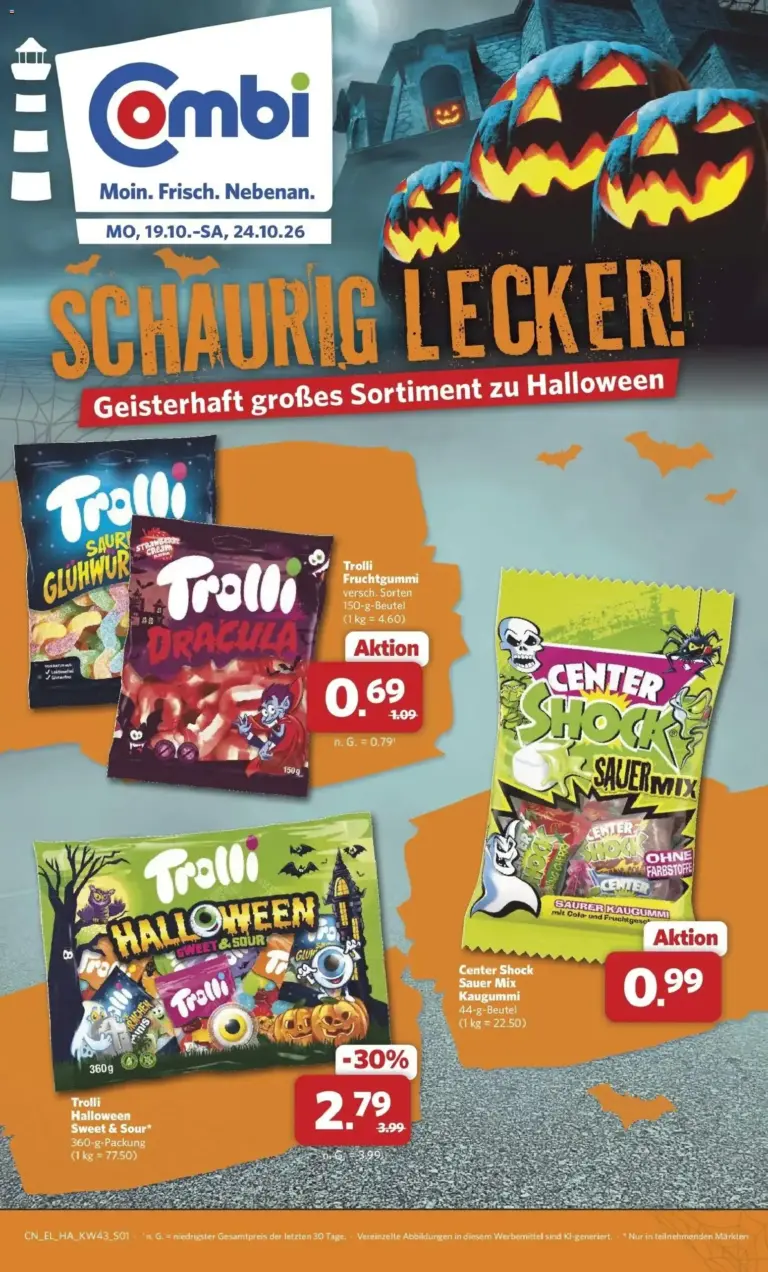 Combi Halloween-Sonderangebote vom 19.10.2026 bis 24.10.2026