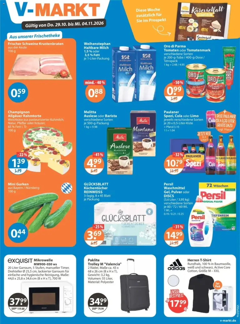 V-Markt vom 29.10.2026 bis 04.11.2026