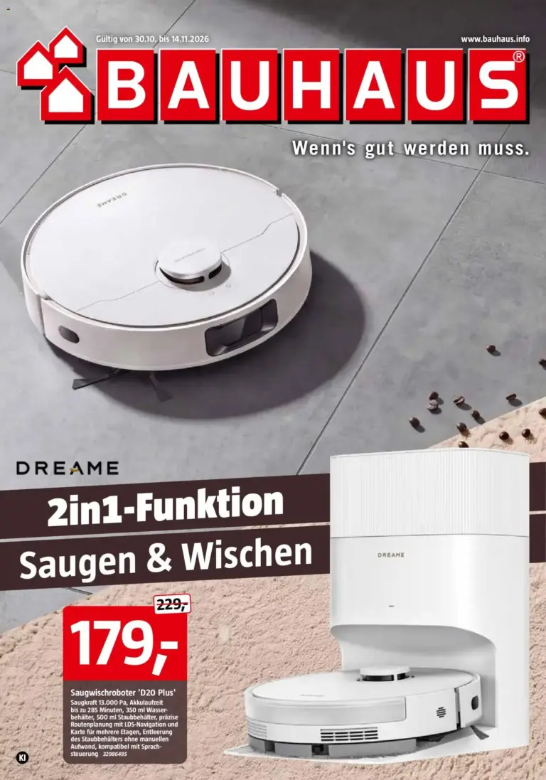 Bauhaus Prospekt vom 30.10.2026 bis 14.11.2026