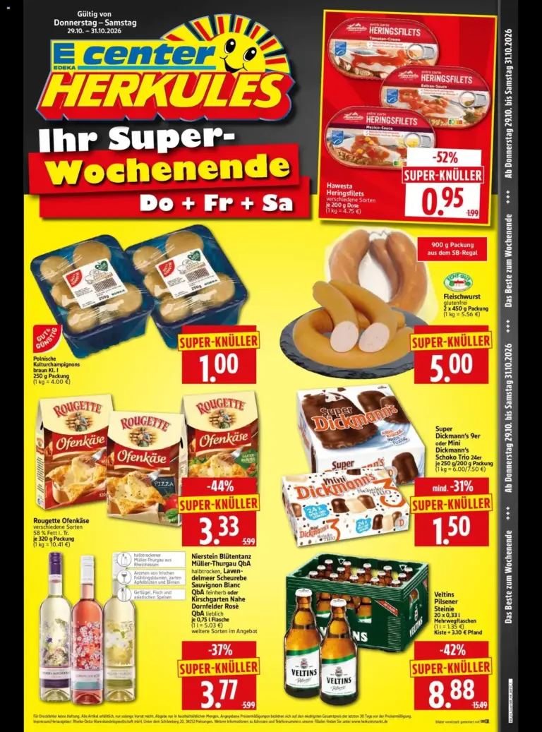 HERKULES Sonderbeilage vom 29.10.2026 bis 31.10.2026