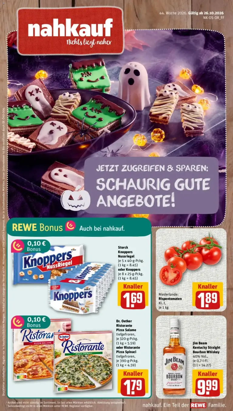 Nahkauf Prospekt vom 26.10.2026 bis 01.11.2026