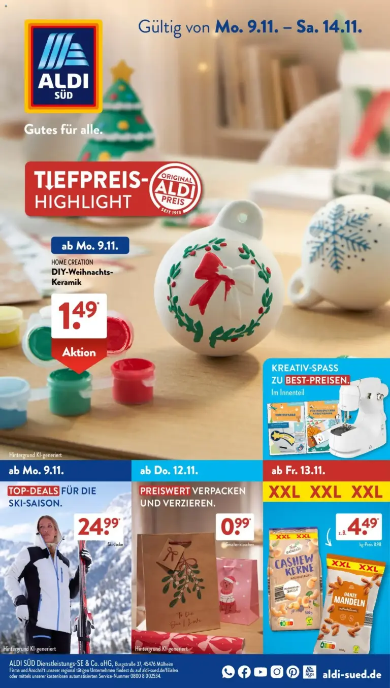 Aldi Süd Prospekt vom 09.11.2026 bis 14.11.2026