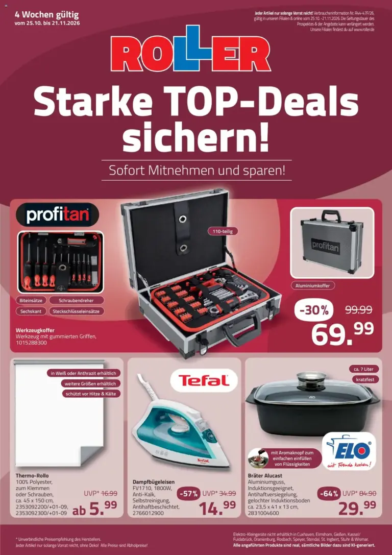 Roller Prospekt vom 25.10.2026 bis 21.11.2026