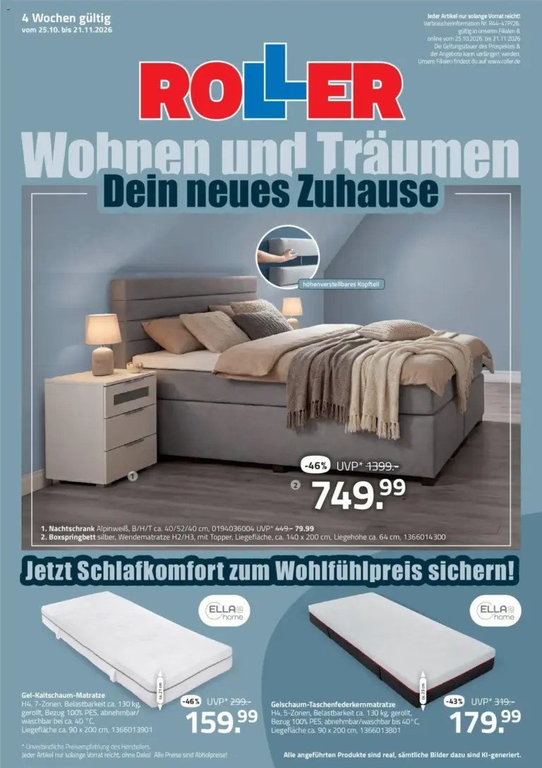 Roller Starke TOP-Deals vom 25.10.2026 bis 21.11.2026