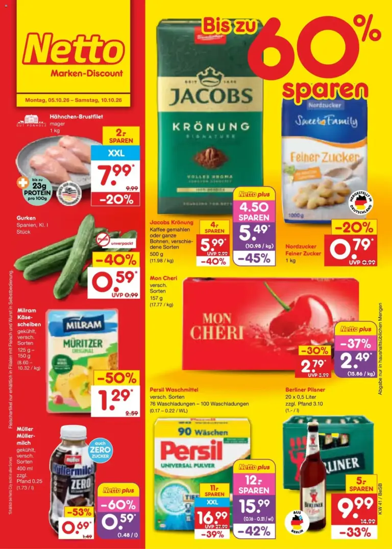 Netto Marken-Discount Prospekt vom 05.10.2026 bis 10.10.2026