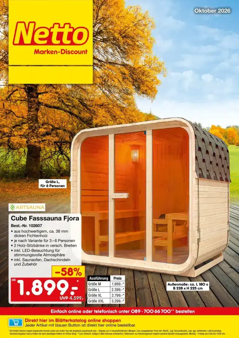 Netto Marken-Discount Online- Oktober vom 01.10.2026 bis 31.10.2026